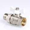 ᐉ Шаровой кран Valtec Base с полусгоном 1/2 вн.р - нар.р. белая рукоятка VT.227.NW.04 ✅ фото | Valtec ⭐ Progreem.by