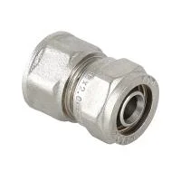 Соединитель прямой обжимной Valtec 20 мм х 1/2" на внутреннюю резьбу Соединитель прямой обжимной Valtec 20 мм х 1/2" на внутреннюю резьбу