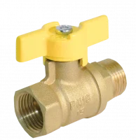 Кран шаровой БАЗ 11Б27п Ду20 А11/1 газ 3/4” вр/нр бабочка