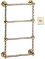 Полотенцесушитель Vogue London комбинированный 750x500, античное золото