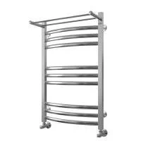 Полотенцесушитель Terminus Енисей+ с полкой П10 водяной 500х840, хром