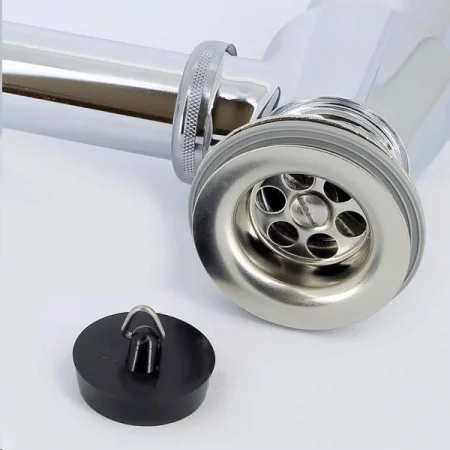 ᐉ Сифон Viega для умывальника бутылочный, d32 мм, с пробкой, хромированная латунь 366681 ✔️ фото | ⏩ Progreem.by