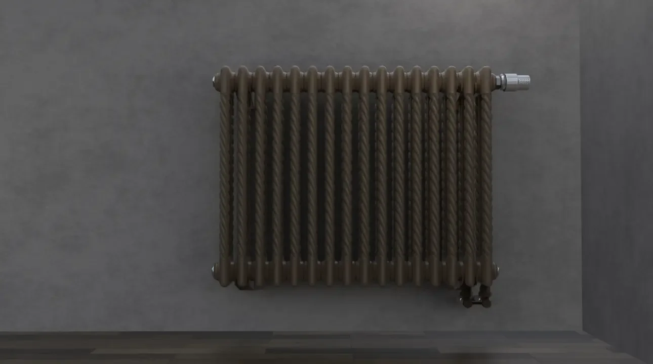 ᐉ Радиатор трубчатый КЗТО Bataria Retro 2-500-12 [12 секций]  ✅ фото | КЗТО ⭐ Progreem.by