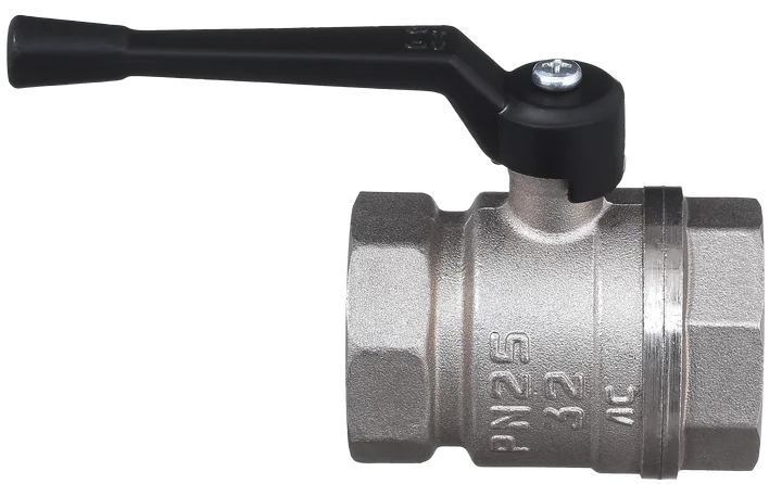 ᐉ Кран никелированный шаровый БАЗ НК 11Б27п1 2” вр/вр, рычаг БАЗ.А30.0.50.40.Н ✅ фото | Бологовский арматурный завод ⭐ Progreem.by