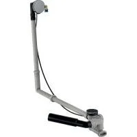 Сифон с переливом Geberit удлиненный для ванны, d52 мм, длина 73 см, хром глянцевый 150.711.21.1