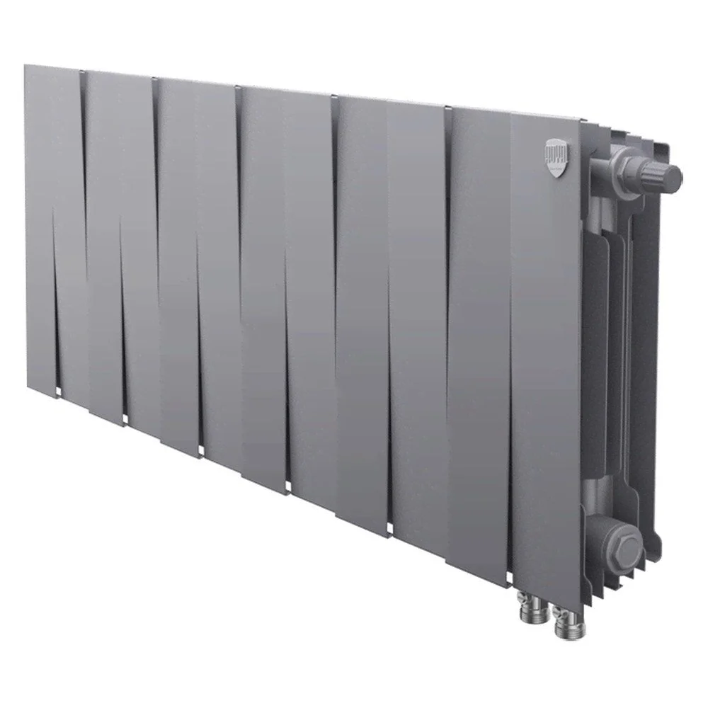 Радиатор биметаллический Royal Thermo PianoForte 300 Серебристый VDR [12 секций]