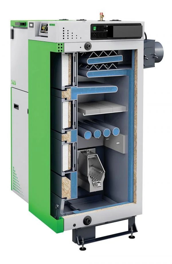 ᐉ Пеллетный котел SAS Bio Efekt CG [36 кВт]  ✅ фото | SAS ⭐ Progreem.by