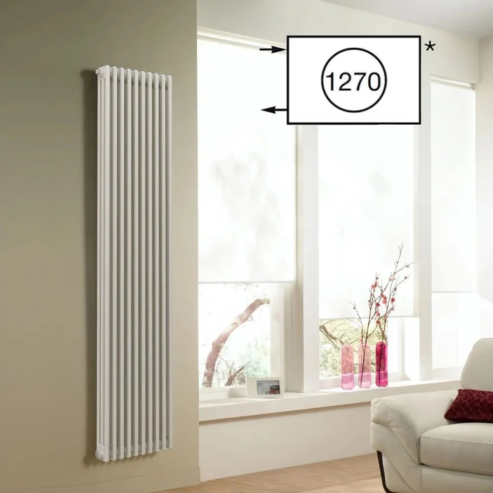ᐉ Радиатор стальной трубчатый Zehnder 3030 боковое подключение, белый (RAL 9016) [14 секций]  ✅ фото | Zehnder ⭐ Progreem.by