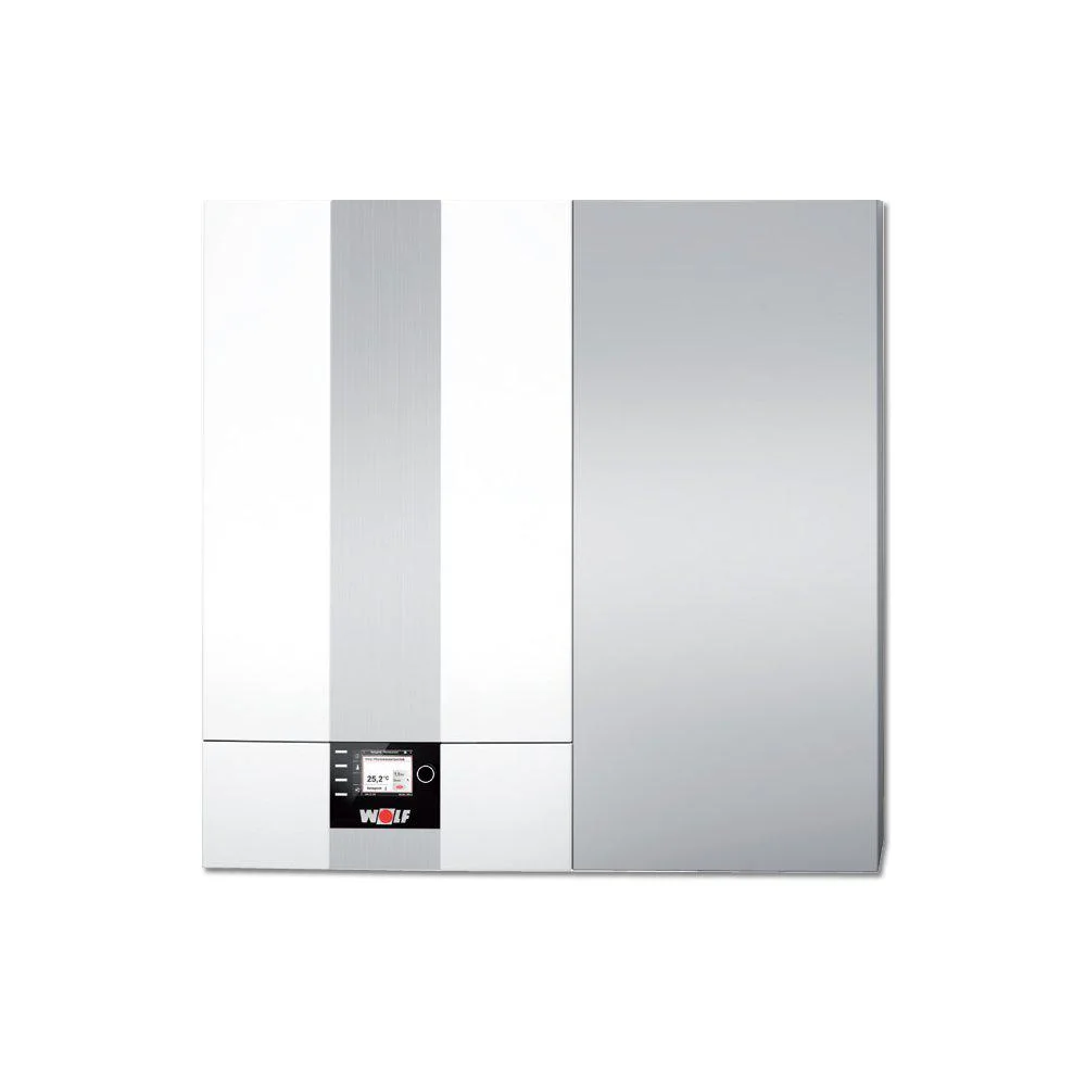 Конденсационный газовый котел Wolf CGW-2-24/140L с бойлером двухконтурный турбированный [24 кВт]