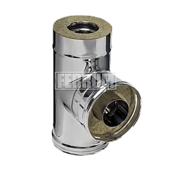 Тройник 90° утепленный Ferrum 0.8+0.5 мм d 250/350 мм