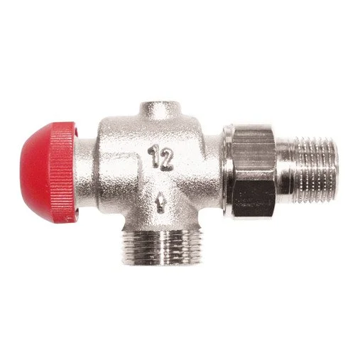 Клапан термостатический Herz TS-90 V 1/2" x 3/4" угловой