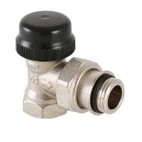 Клапан термостатический угловой с преднастройкой Valtec 3/4"