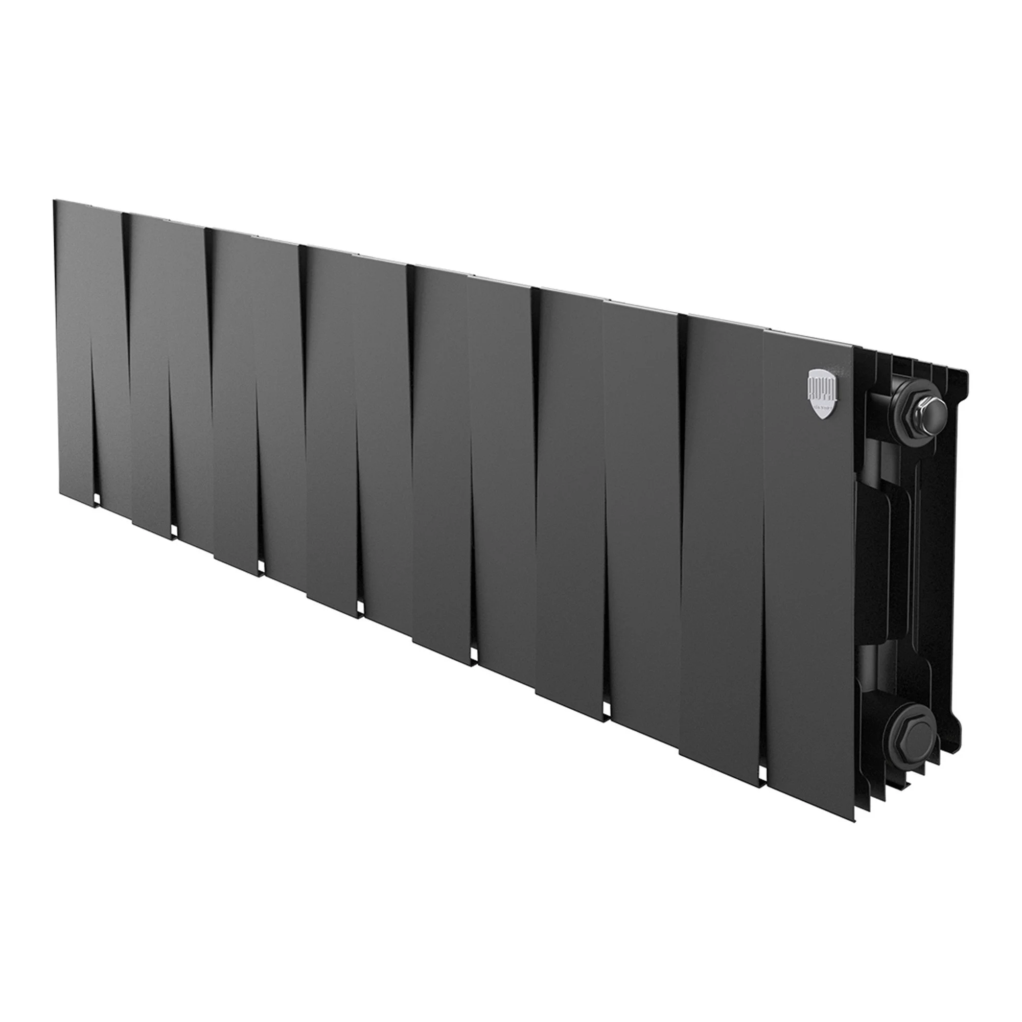 Радиатор биметаллический Royal Thermo PianoForte 200 Чёрный [14 секций]