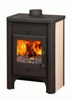 Печь-камин ECOKAMIN БАВАРИЯ (с плитой)