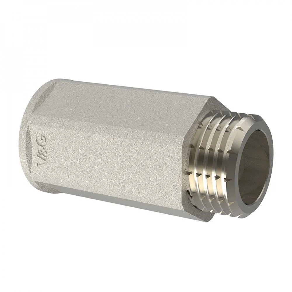 ᐉ Удлинитель латунный V&G VALOGIN ВхН  1/2" x 10 VG-210201 ✅ фото | V&G VALOGIN ⭐ Progreem.by
