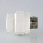 ᐉ Соединитель полипропиленовый Valtec с переходом на нар. р. 20х1/2 ✔️ фото | ⏩ Progreem.by