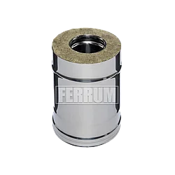 Труба дымохода утепленного Ferrum 0.25 м / 0.8+0.5 мм d 250/350 мм