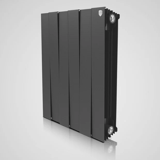 Радиатор биметаллический Royal Thermo Pianoforte 500 VD Noir Sable [8 секций]