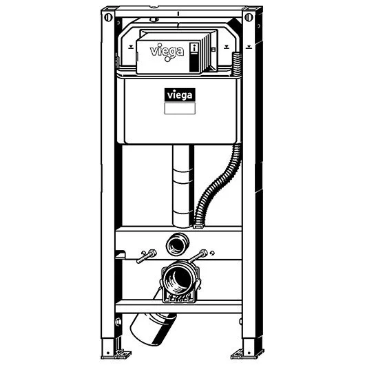 ᐉ Инсталляция для унитаза Viega Prevista Dry 771980 ✔️ фото | ⏩ Progreem.by