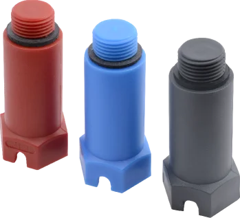 ᐉ Заглушка пластиковая напорная с резьбой 1/2 Красный (упаковка 50 шт.)  ✅ фото | Композитная компания ⭐ Progreem.by