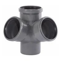 Крестовина канализационная Wavin 206035144 110x110x110/67°