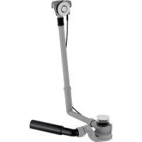 Сифон с переливом Geberit для ванны с системой нажатия PushControl, d52 мм, высота 60 см, хром глянцевый 150.757.21.1