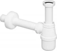 Сифон Viega для умывальника бутылочный, d32 мм, белый 108694