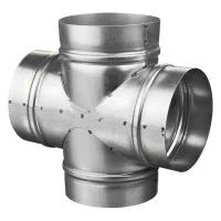 Четверник стального дымохода 90° d 100