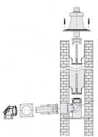 Комплект дымоудаления Buderus GA-K для котлов Logamax GB062/GB172 (14-30 кВт) DN 80/125