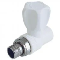 Кран шаровой полипропиленовый со сгоном прямой Kalde DN 20 1/2