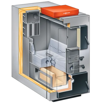 Пиролизный котел Viessmann Vitoligno 100-S [40 кВт]