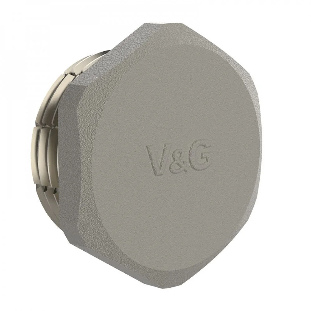 ᐉ Пробка резьбовая латунная V&G VALOGIN НР 1" VG-207103 ✅ фото | V&G VALOGIN ⭐ Progreem.by