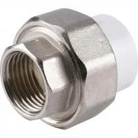 Муфта полипропиленовая разъемная Kalde с переходом на вн. р. 90х3