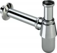 Сифон Viega для умывальника бутылочный, d32 мм, хромированная латунь 100674