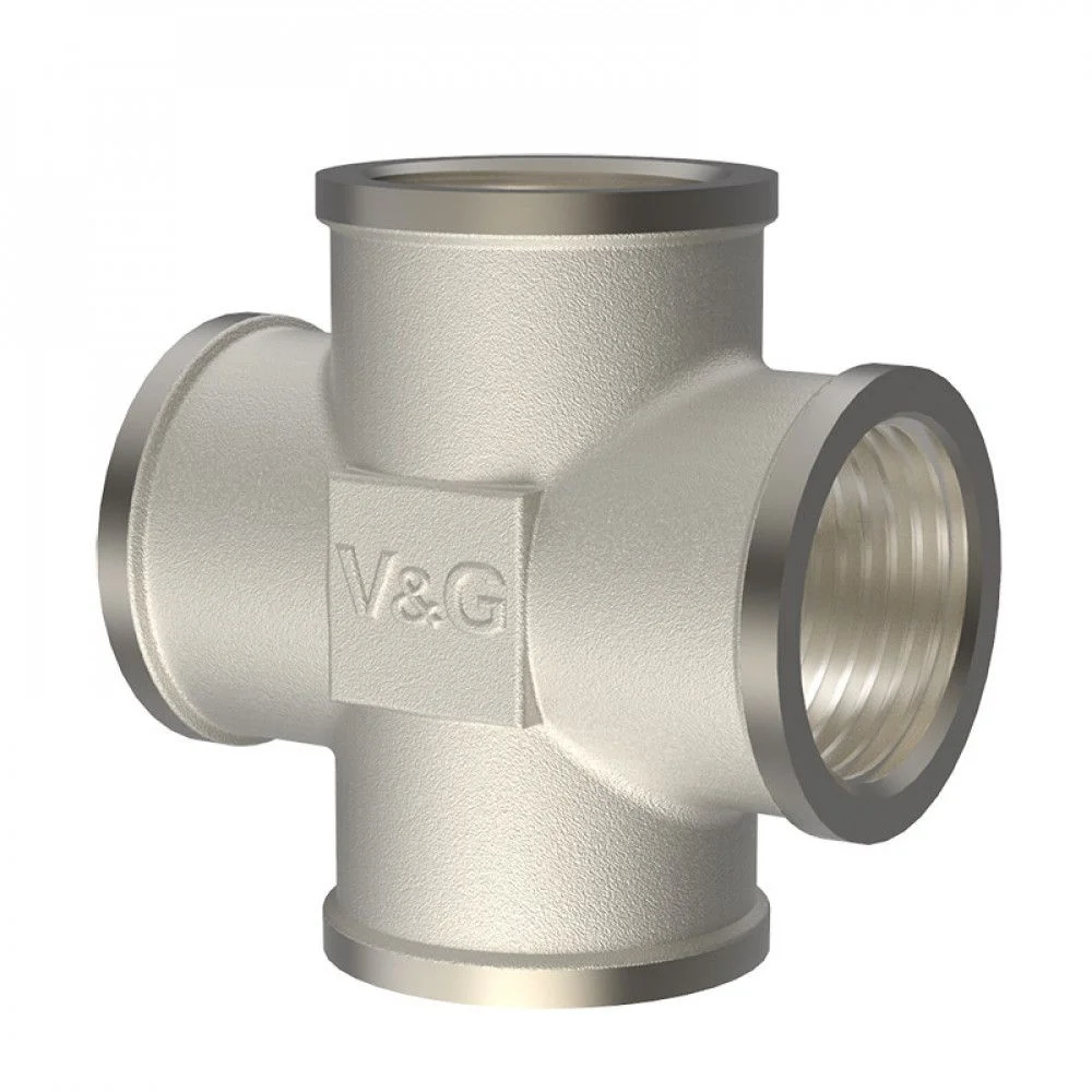 ᐉ Крестовина латунная V&G VALOGIN ВхВ 3/4" VG-211102 ✅ фото | V&G VALOGIN ⭐ Progreem.by