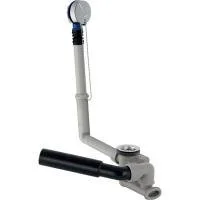 Сифон с переливом Geberit для ванны с пробкой на цепочке d52 мм, хром глянцевый 150.017.00.1