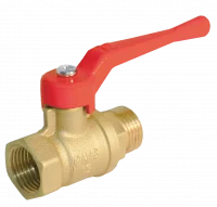 Кран шаровой БАЗ 11Б27п1 Ду20 А31 3/4” вр/нр рычаг