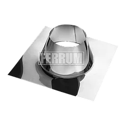ᐉ Крышная разделка прямая Ferrum стального дымохода 0.5 мм d 200 мм f2802 ✅ фото | Ferrum ⭐ Progreem.by
