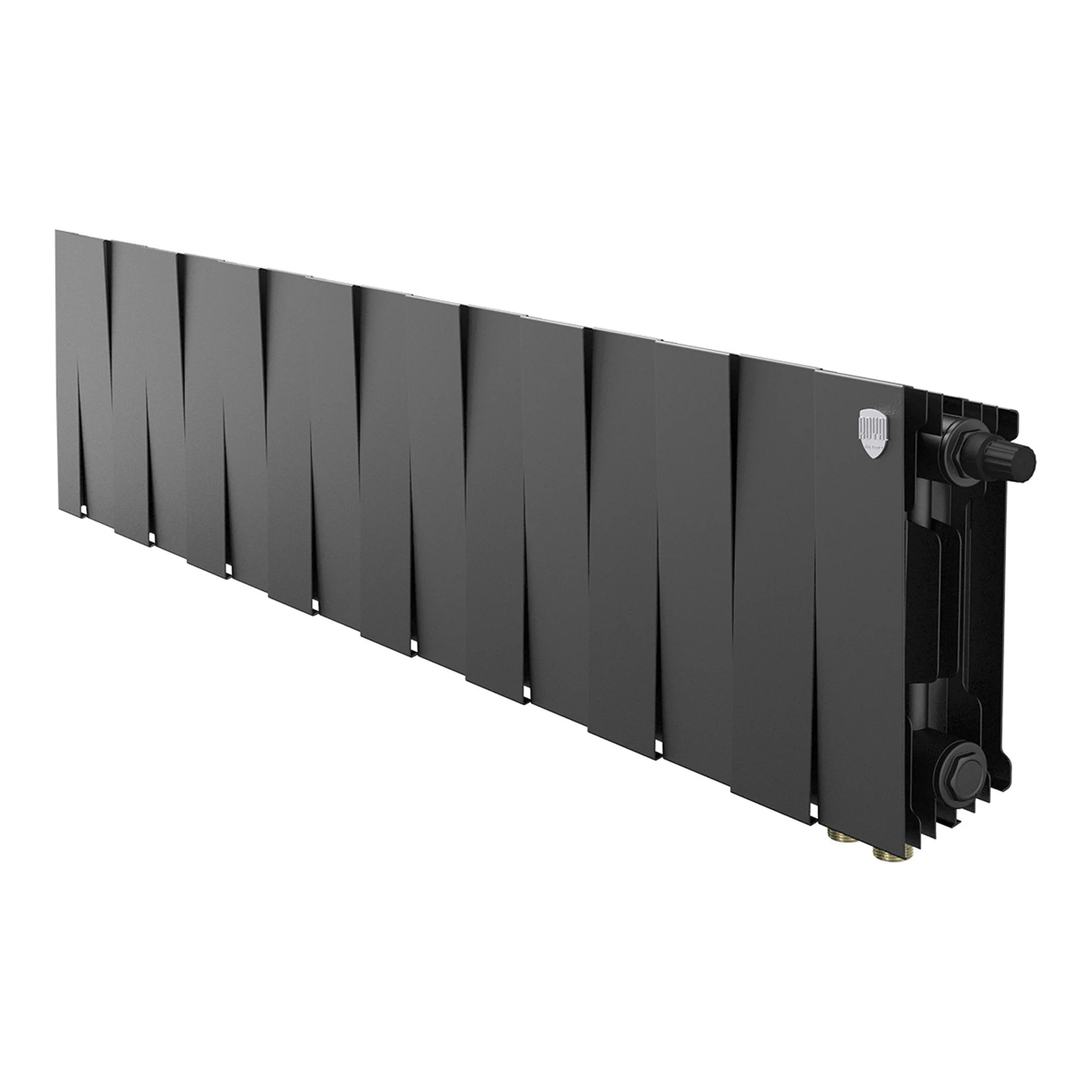 Радиатор биметаллический Royal Thermo PianoForte 200 Чёрный VDR80 [16 секций]