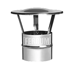 ᐉ Зонт Ferrum 0.5 мм d 180 мм для одностенного дымохода f1711 ✅ фото | Ferrum ⭐ Progreem.by