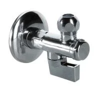 Кран шаровой Valtec угловой с фильтром д/подкл. сантех. приб. 1/2"хМ10