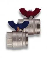 Шаровой кран Kermi x-net 1c" вн.р. x 3/4" внутр.резьб.