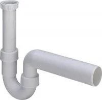 Сифон Viega для кухонной мойки трубный, d50 мм, белый 107888