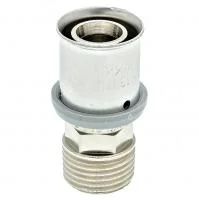 Пресс-фитинг прямой ICMA 16 х 1/2" наружная резьба