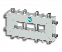 Гидравлический разделитель совмещенный с коллектором Север Компакт+ (Aisi)