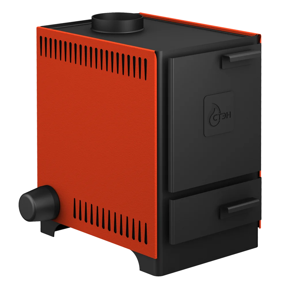 Твердотопливный котел СТЭН "Стэн mini" 7 (терракот) [7 кВт]