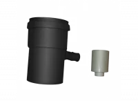 Участок дымохода из жёстких труб Vaillant DN 80 PP