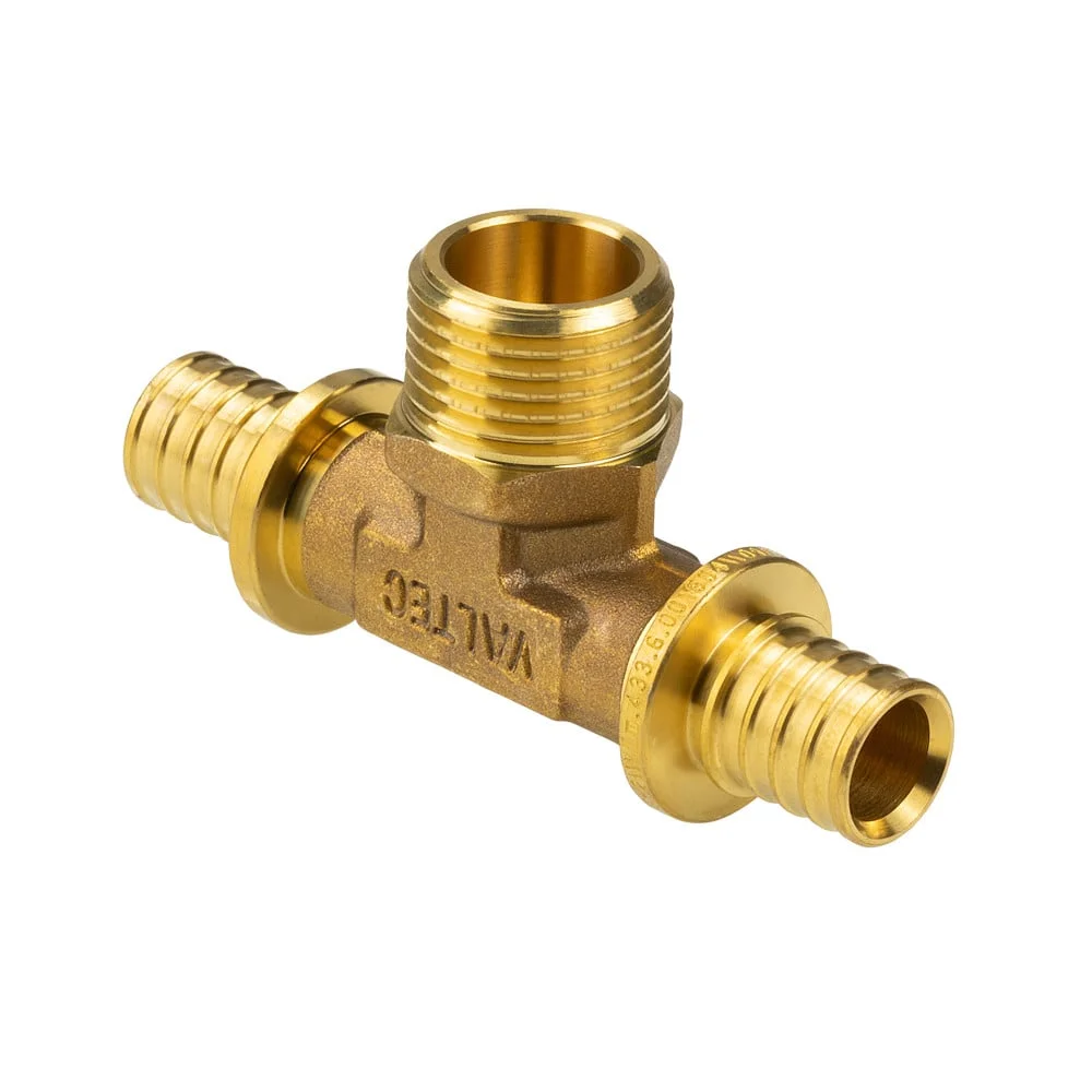 ᐉ Тройник надвижной Valtec VTm.433.G нар. р. 20 (2,8) мм х 3/4" х 20 (2,8) мм VTm.433.G.200520 ✅ фото | Valtec ⭐ Progreem.by