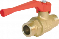 Кран шаровой БАЗ 11Б27П1 Ду15 А32 1/2” нр/нр рычаг