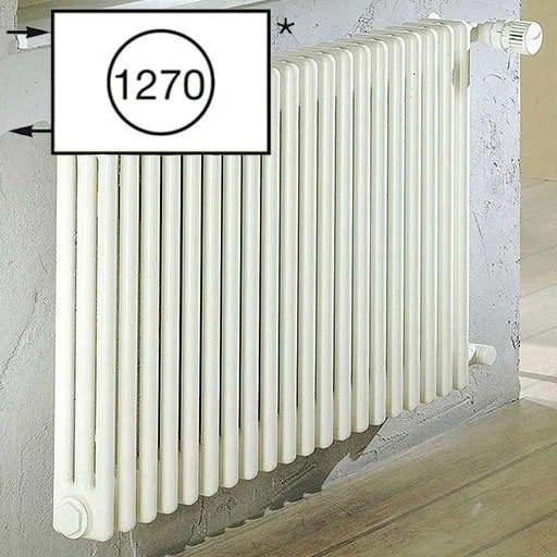ᐉ Радиатор стальной трубчатый Zehnder 3050 боковое подключение белый (RAL 9016) [6 секций]  ✅ фото | Zehnder ⭐ Progreem.by